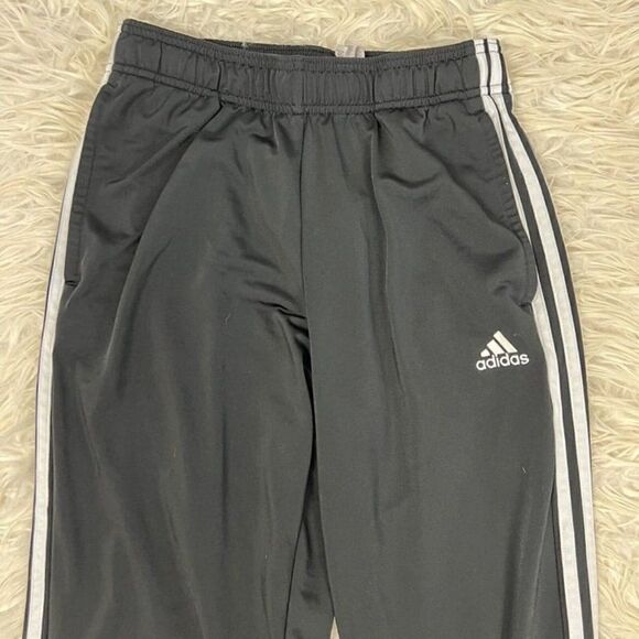 Adidas Men's Medium Essential Joggers Pants Black White Striped Sweatpants - Picture 11 of 11